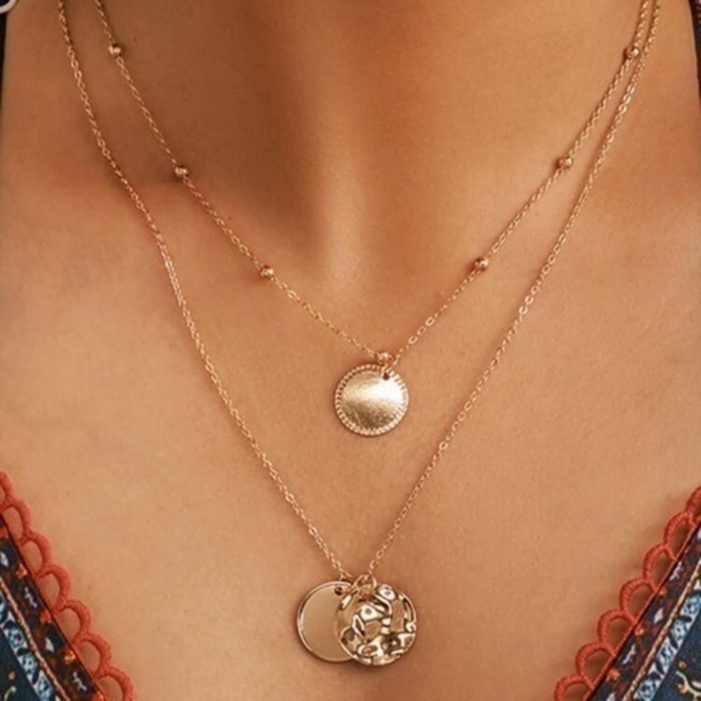 3/$30 ๐ Multi Layered Charm Necklace